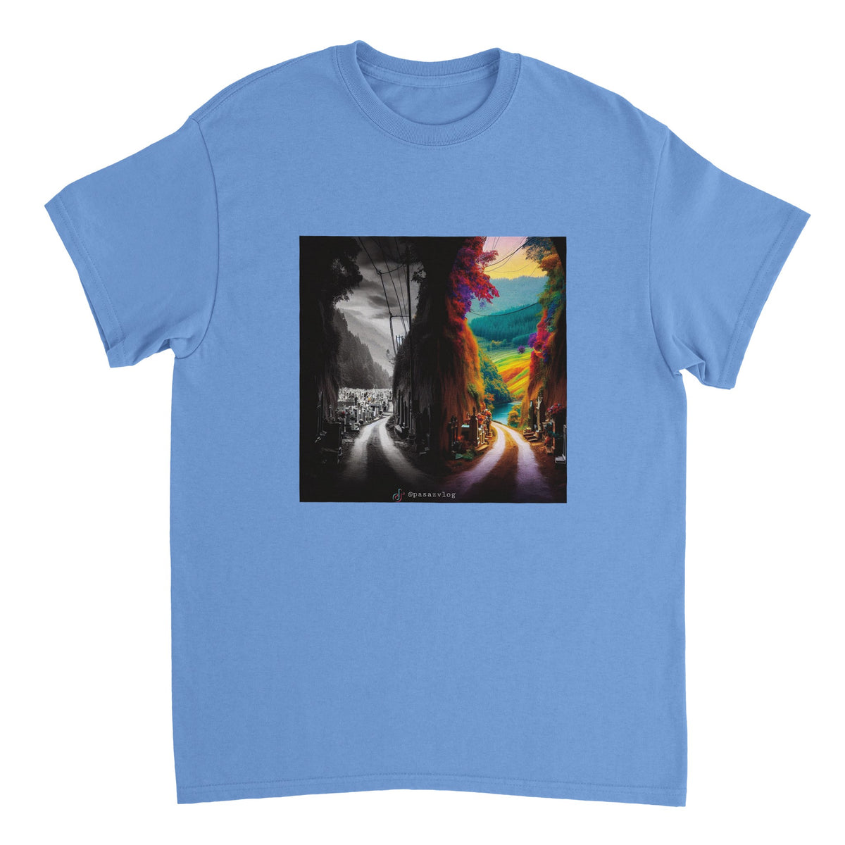 Dwie opcje - Heavyweight Unisex Crewneck T-shirt